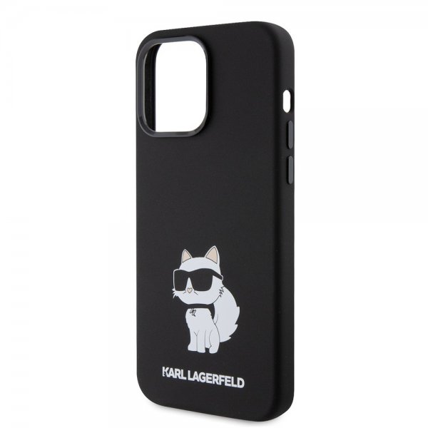 Karl Lagerfeld iPhone 15 Pro Skal Choupette NFT Svart