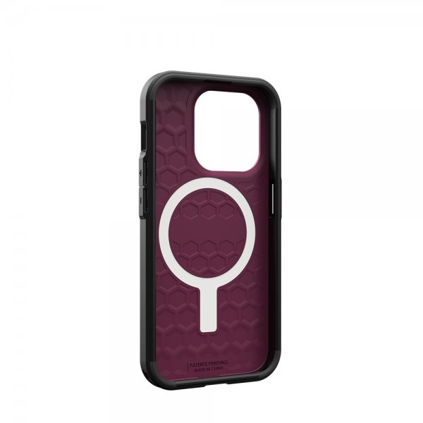 Urban Armor Gear (UAG) iPhone 15 Pro Skal Civilian MagSafe Bordeaux