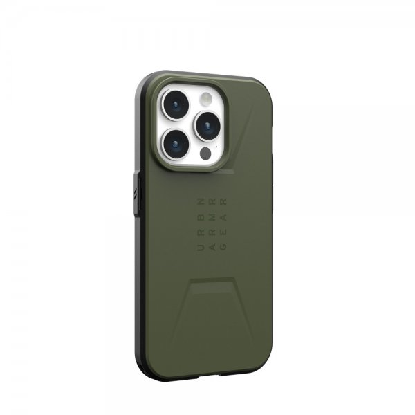 Urban Armor Gear (UAG) iPhone 15 Pro Skal Civilian MagSafe Olive Drab