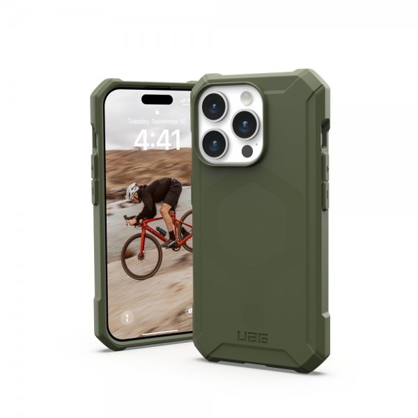 Urban Armor Gear (UAG) iPhone 15 Pro Skal Essential Armor MagSafe Olive Drab
