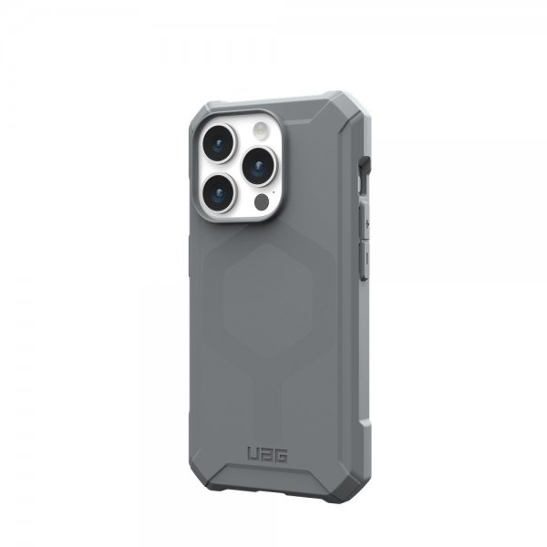 Urban Armor Gear (UAG) iPhone 15 Pro Skal Essential Armor MagSafe Silver