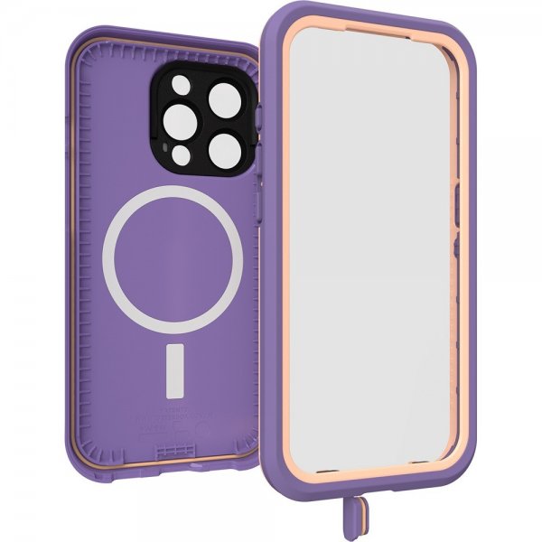 Otterbox iPhone 15 Pro Skal Fre MagSafe Rule of Plum