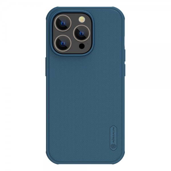 Nillkin iPhone 15 Pro Skal Frosted Shield Pro MagSafe Blå