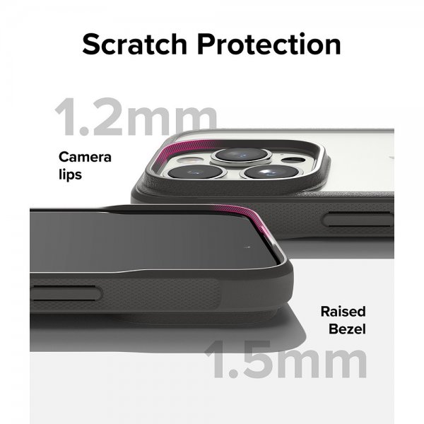 Ringke iPhone 15 Pro Skal Fusion Bold Grå