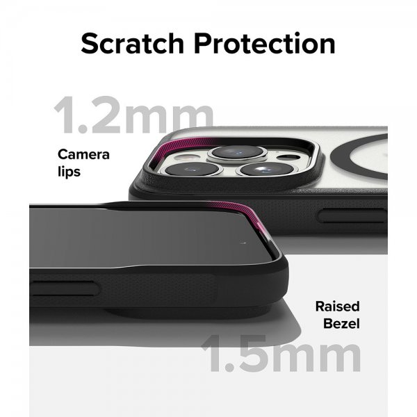 Ringke iPhone 15 Pro Skal Fusion Bold Magnetic Matte Black