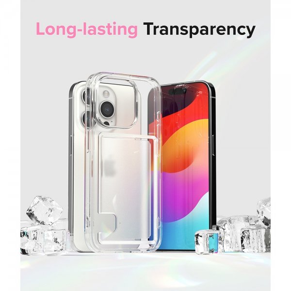 Ringke iPhone 15 Pro Skal Fusion Card Clear