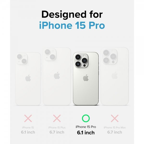 Ringke iPhone 15 Pro Skal Fusion Design Jeju
