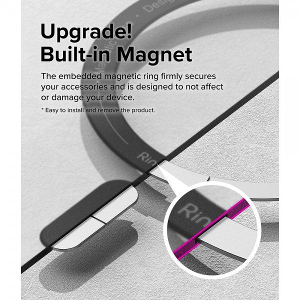 Ringke iPhone 15 Pro Skal Fusion X Magnetic Matte Black