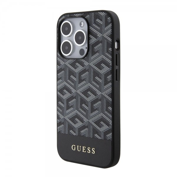 Guess iPhone 15 Pro Skal G Cube MagSafe Svart