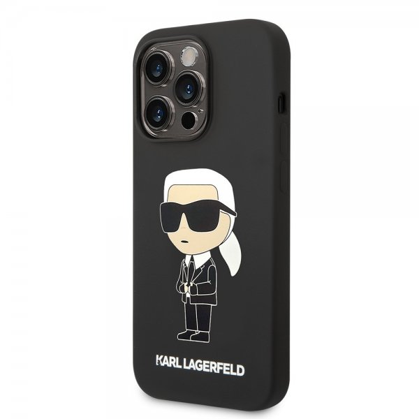 Karl Lagerfeld iPhone 15 Pro Skal Ikonik NFT Svart