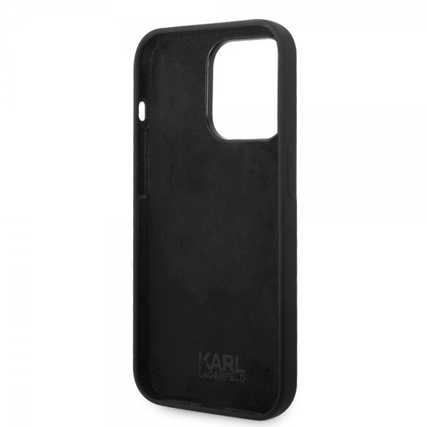 Karl Lagerfeld iPhone 15 Pro Skal Ikonik NFT Svart