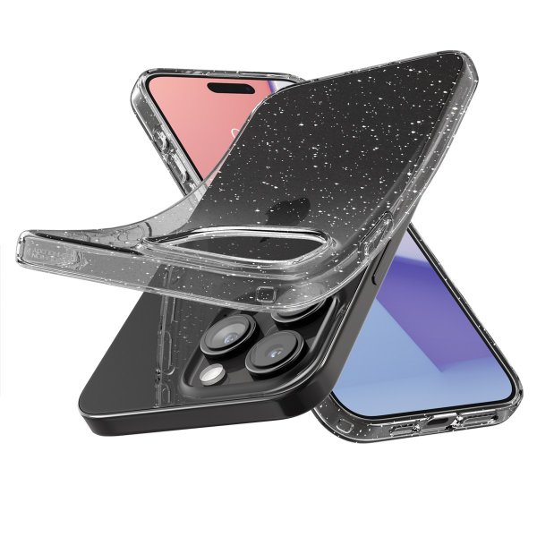 Spigen iPhone 15 Pro Skal Liquid Crystal Glitter Crystal Quartz