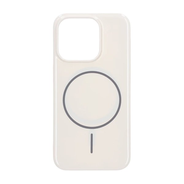 iPhone 15 Pro Skal TPU MagSafe Blank Vit