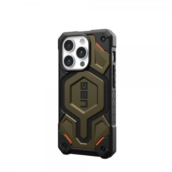 Urban Armor Gear (UAG) iPhone 15 Pro Skal Monarch Pro MagSafe Kevlar Element Green
