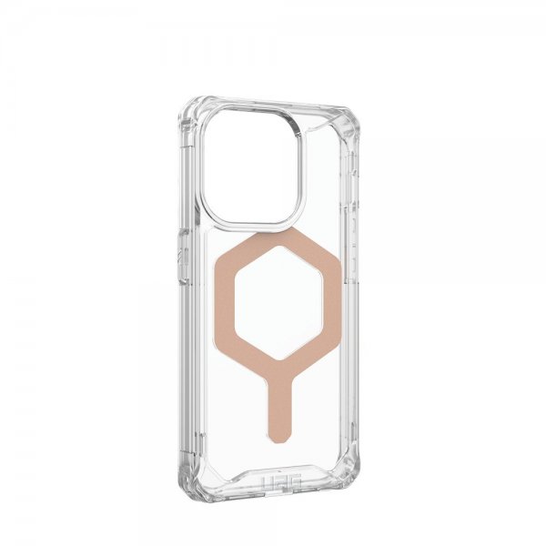 Urban Armor Gear (UAG) iPhone 15 Pro Skal Plyo MagSafe Ice Rose Gold