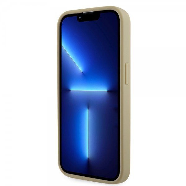 Guess iPhone 15 Pro Skal Rhinestone Guld