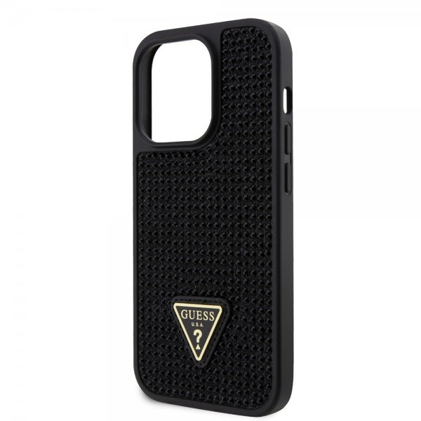 Guess iPhone 15 Pro Skal Rhinestone Svart