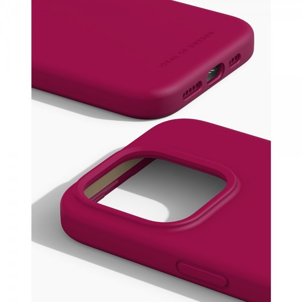 Ideal of Sweden iPhone 15 Pro Skal Silicone Case MagSafe Magenta
