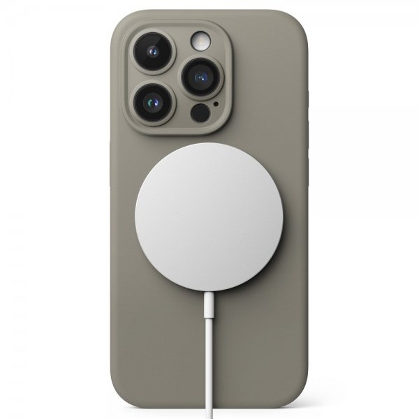 Ringke iPhone 15 Pro Skal Silicone Magnetic Grå