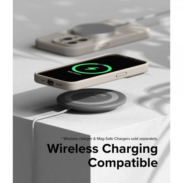 Ringke iPhone 15 Pro Skal Silicone Magnetic Stone