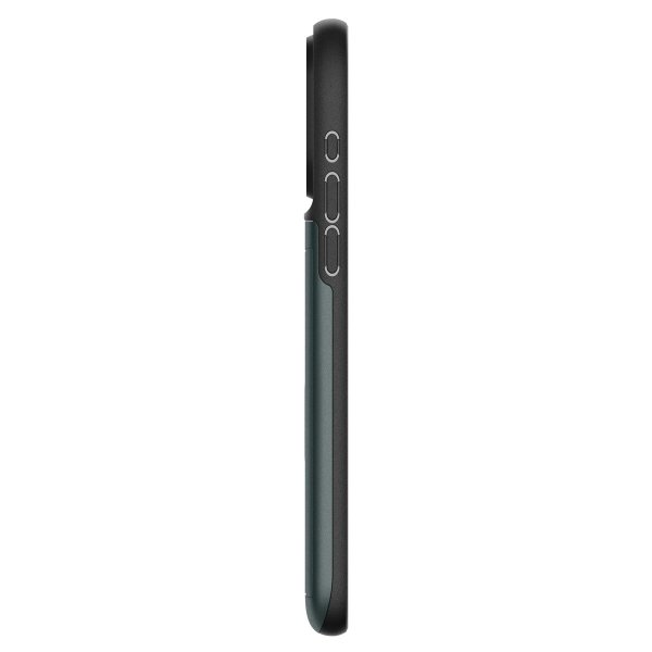 Spigen iPhone 15 Pro Skal Slim Armor CS Abyss Green
