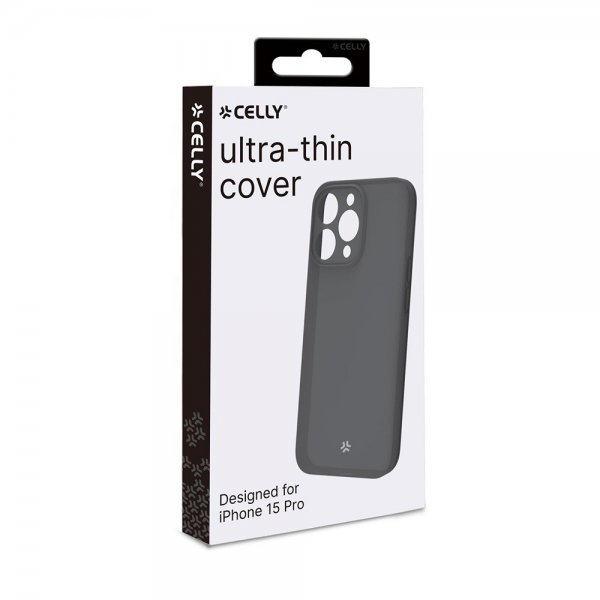 Celly iPhone 15 Pro Skal SPACE Svart
