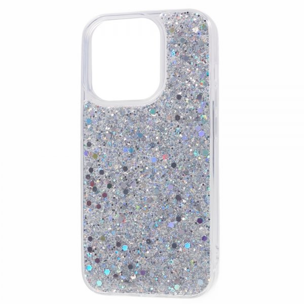 Nordic Covers iPhone 15 Pro Skal Sparkle Series Stardust Silver
