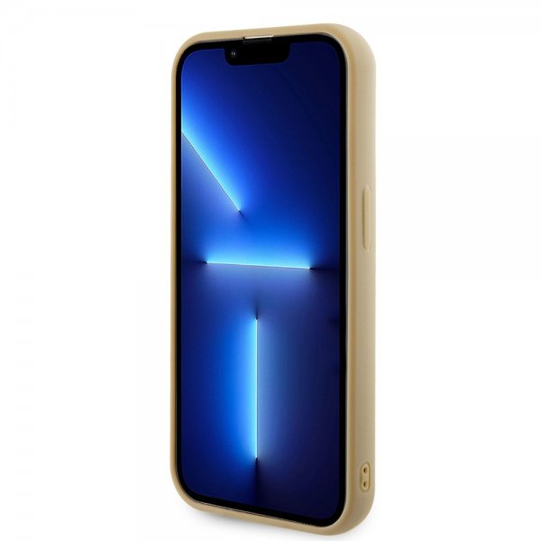 Guess iPhone 15 Pro Skal Square Mirror Guld