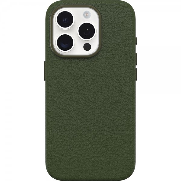 Otterbox iPhone 15 Pro Skal Symmetry Cactus Leather MagSafe Cactus Groove