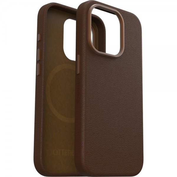 Otterbox iPhone 15 Pro Skal Symmetry Cactus Leather MagSafe Rich Adobe