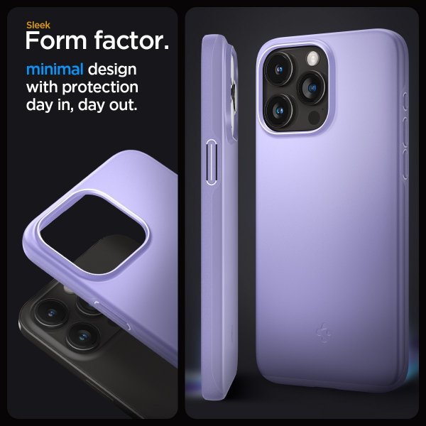 Spigen iPhone 15 Pro Skal Thin Fit Iris Purple