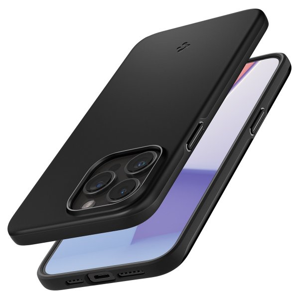 Spigen iPhone 15 Pro Skal Thin Fit Svart