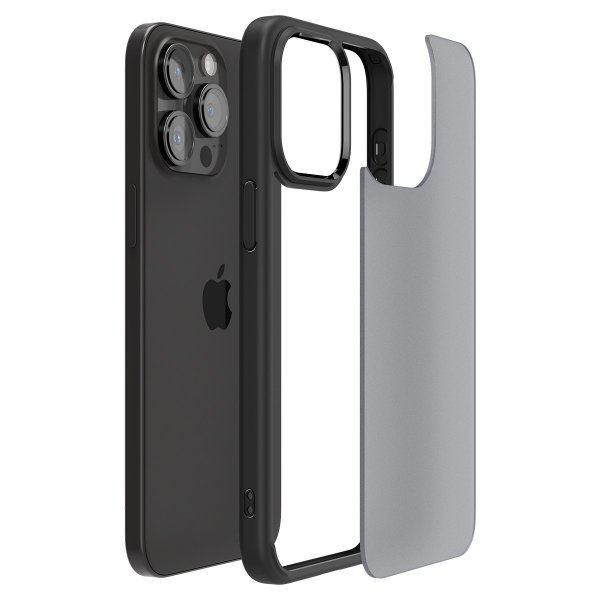 Spigen iPhone 15 Pro Skal Ultra Hybrid Frost Black