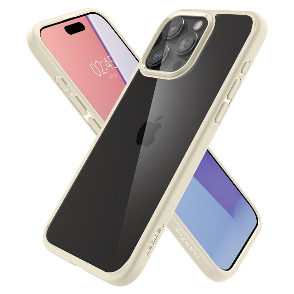 Spigen iPhone 15 Pro Skal Ultra Hybrid Mute Beige