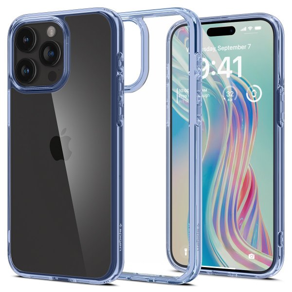 Spigen iPhone 15 Pro Skal Ultra Hybrid Sky Crystal