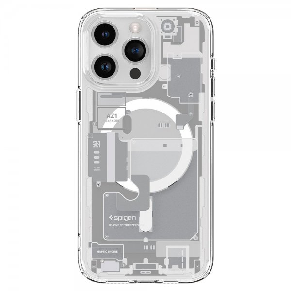 Spigen iPhone 15 Pro Skal Ultra Hybrid Zero One MagFit Vit