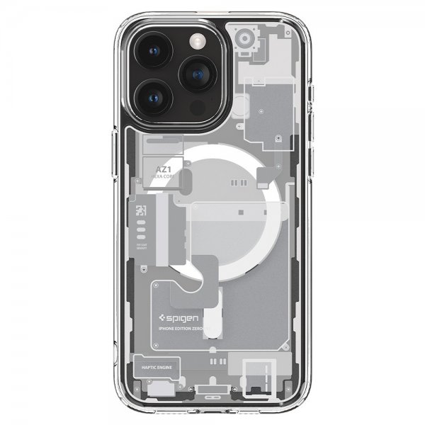 Spigen iPhone 15 Pro Skal Ultra Hybrid Zero One MagFit Vit