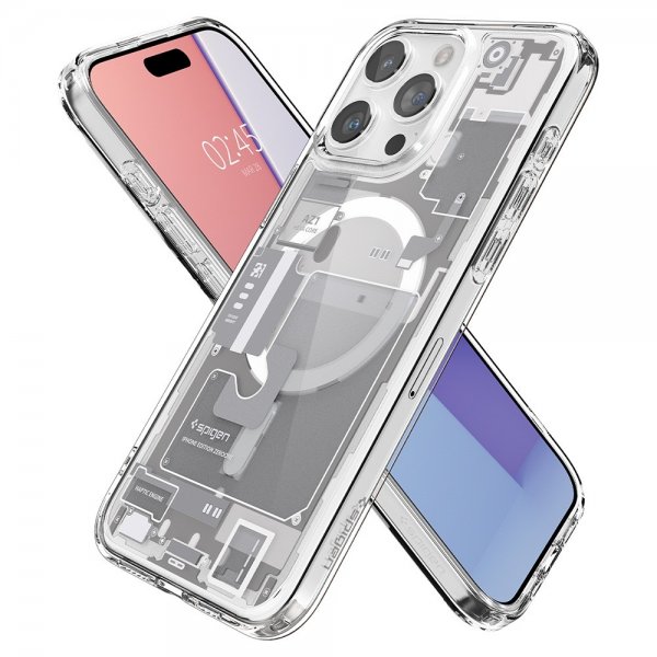 Spigen iPhone 15 Pro Skal Ultra Hybrid Zero One MagFit Vit