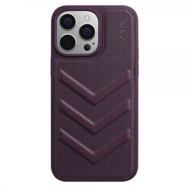 X-Level iPhone 15 Pro Skal V-shape Lila