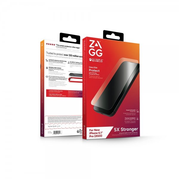 ZAGG InvisibleShield iPhone 15 Pro Skärmskydd Glass Elite