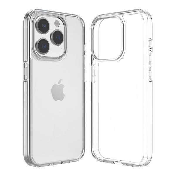 Rvelon iPhone 15 Pro Skal Stöttålig Transparent