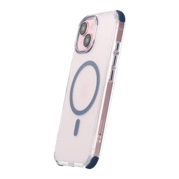 Rvelon iPhone 15 Skal Förstärkta Hörn Blå