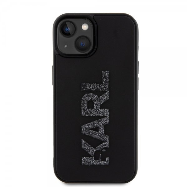 Karl Lagerfeld iPhone 15 Skal 3D Rubber Karl Svart