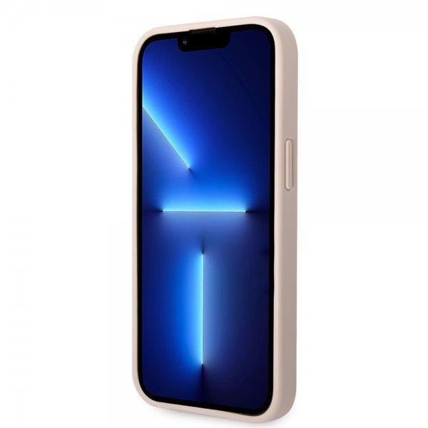 Guess iPhone 15 Skal 4G Logo Rosa
