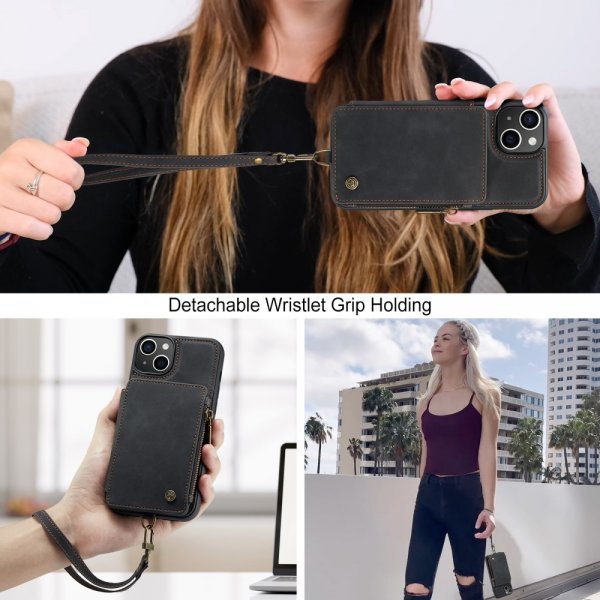CaseMe iPhone 15 Skal C20 Series Svart