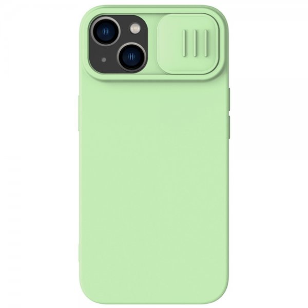 Nillkin iPhone 15 Skal CamShield Silky Grön