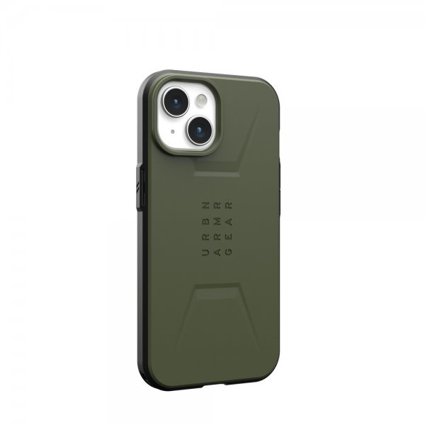 Urban Armor Gear (UAG) iPhone 15 Skal Civilian MagSafe Olive Drab