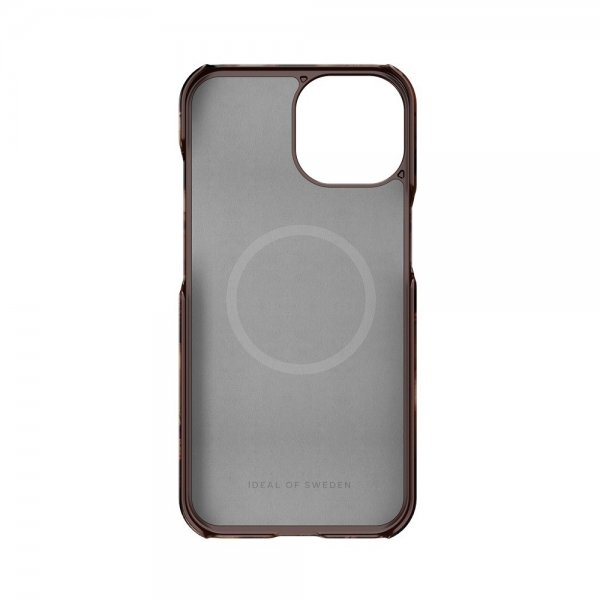 Ideal of Sweden iPhone 15 Skal Fashion Case MagSafe Dark Amber Marble