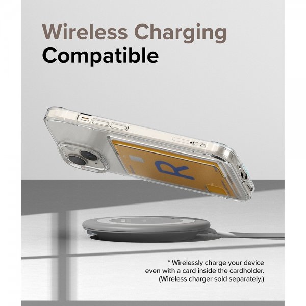 Ringke iPhone 15 Skal Fusion Card Clear
