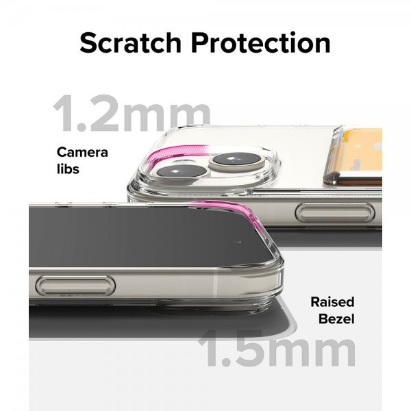 Ringke iPhone 15 Skal Fusion Card Clear